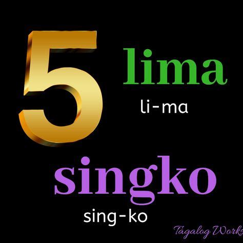 Six in Tagalog.